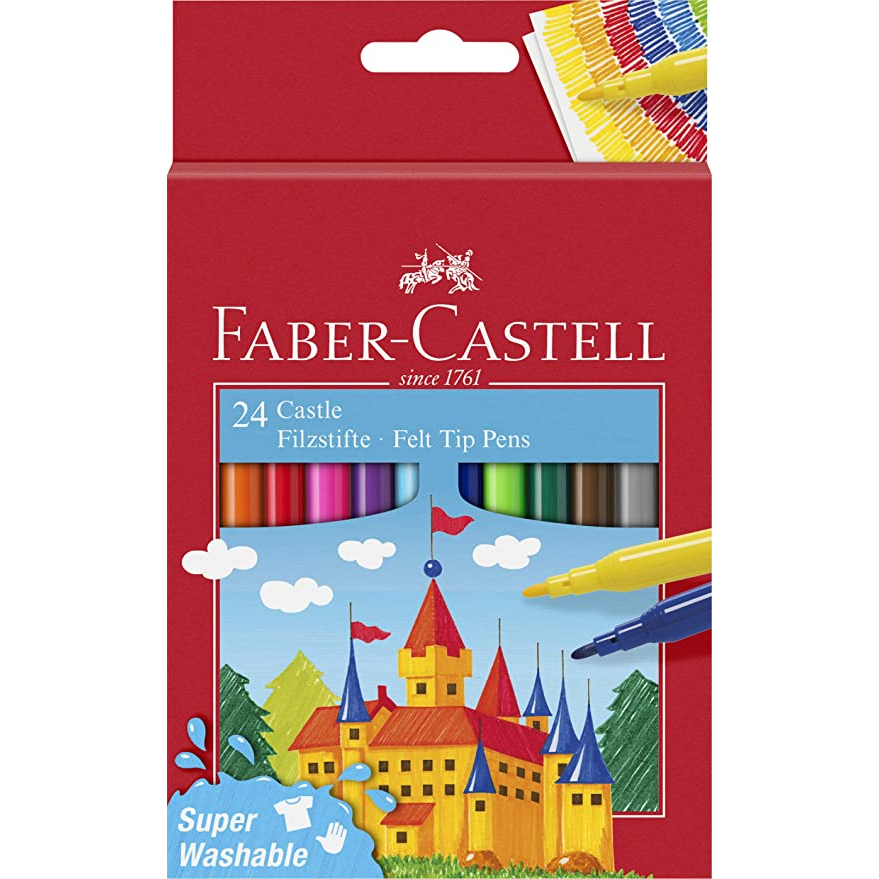 Faber-Castell Castle Filctoll készlet - Vegyes színek (12 db / csomag) (554201)