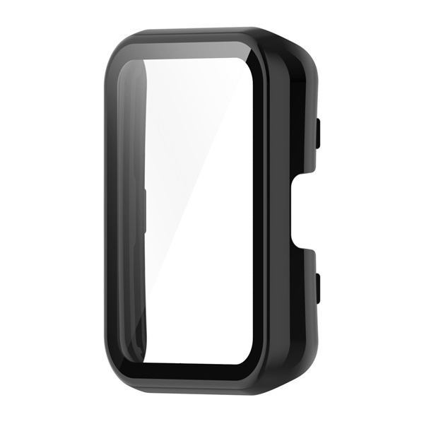 Huawei Watch Fit 2 Gigapack пластмасова рамка (бъмпер, удароустойчив + протекторно стъкло) черен