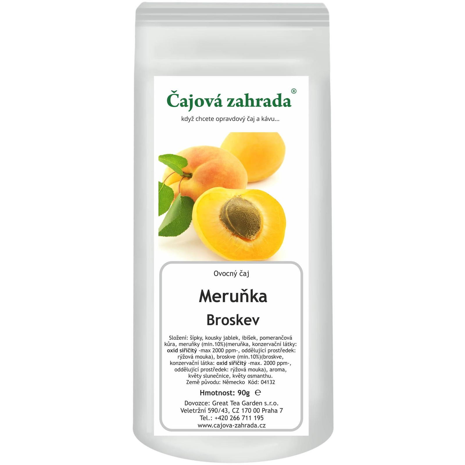 Tea Garden - Apricot &amp; Peach - fruit tea, 500 g (05132)