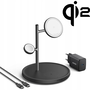Anker MagGo Универсален Черен USB Безжично зареждане Бързо зареждане На закрито