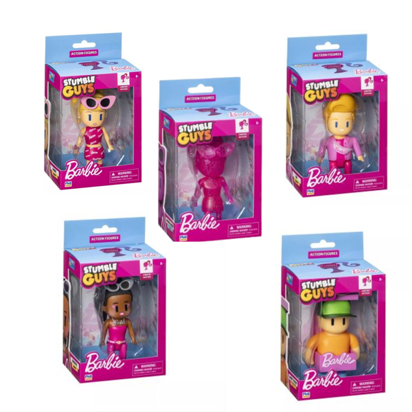 P.M.I. Stumble Guys x Barbie Gyűjthető Akciófigura 11.5 cm - Többféle