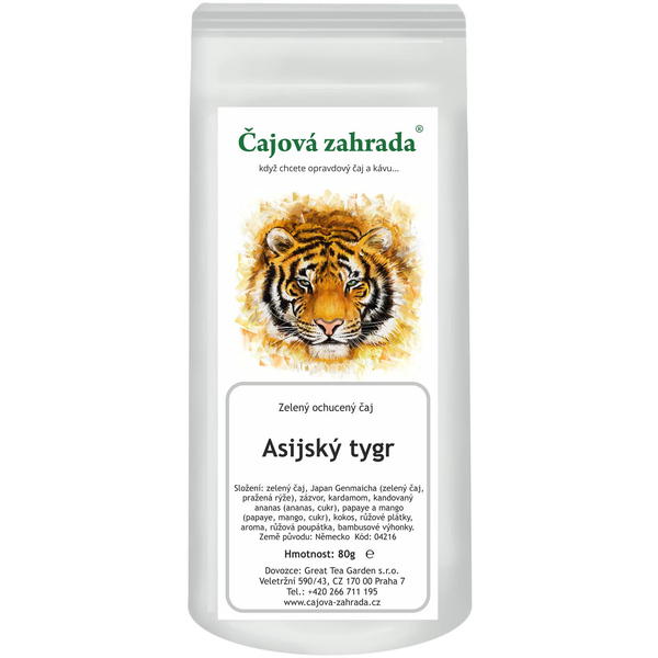 Tea Garden - Asian Tiger - green flavored tea, 80 g