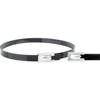 WKK ART006291 Nemesacél kábelkötöző 520 mm 4.60 mm Fekete 1 db (ART006291)