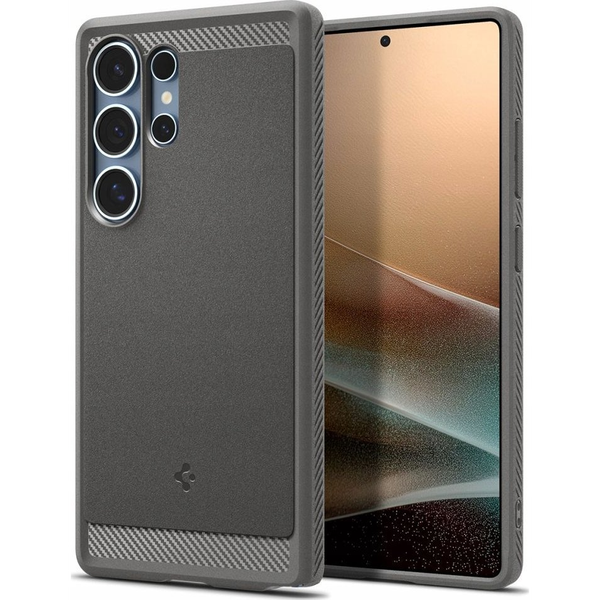 Puzdro Spigen Rugged Armor pre MagSafe pre Galaxy S25 Ultra, flexibilné