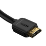 Baseus кабел, CAKGQ-C01, HDMI-HDMI 2.0 Резолюция 4K 60Hz, 18Gbps, 24K позлатени конектори, Дължина 300 см, Черен, PVC