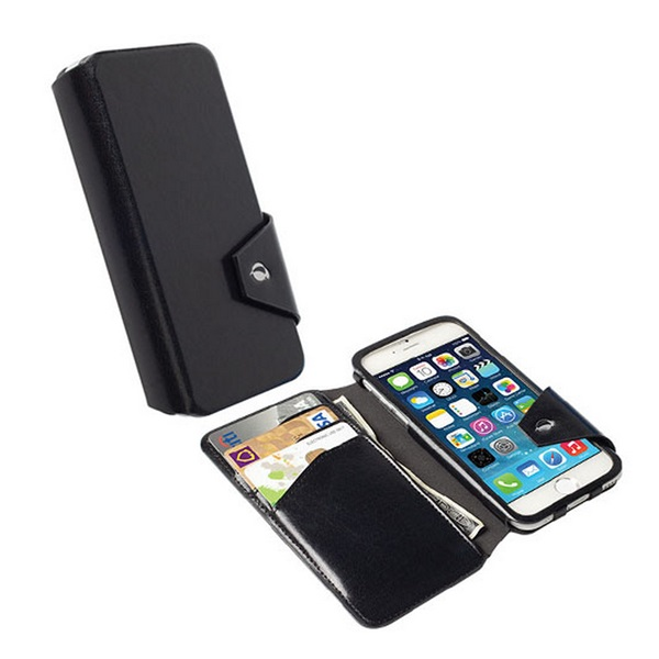 Krusell FlipWallet Kalmar Apple iPhone 6 / 6S Flip Tok - Fekete (76019)