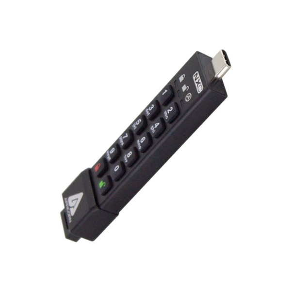 Apricorn USB Flash Drive Aegis Secure Key 3NXC - USB 3.1 Gen 1 - 32 GB - Black (ASK3-NXC-32GB)