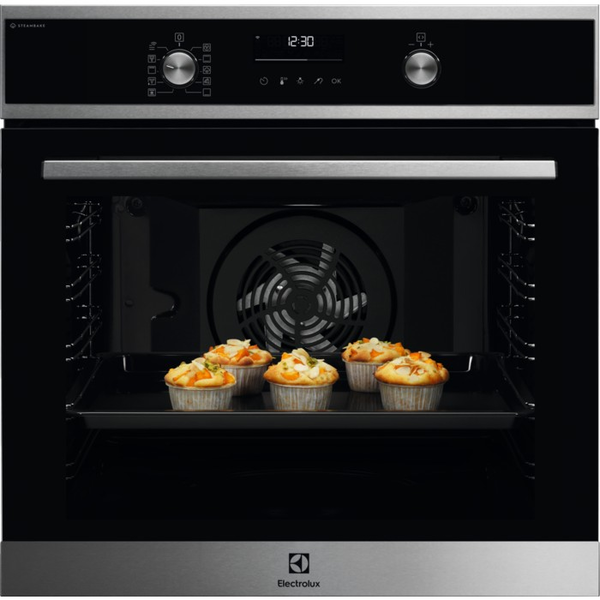 ELECTROLUX EOD6P77WX SteamBake Beépíthető sütő WiFi maghőmérő pirolitikus tisztítás fekete