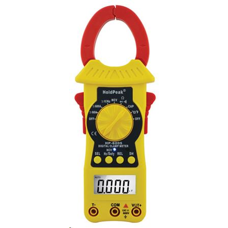 HOLDPEAK 6205 Digitális lakatfogó multiméter,nagyáramú (113287)