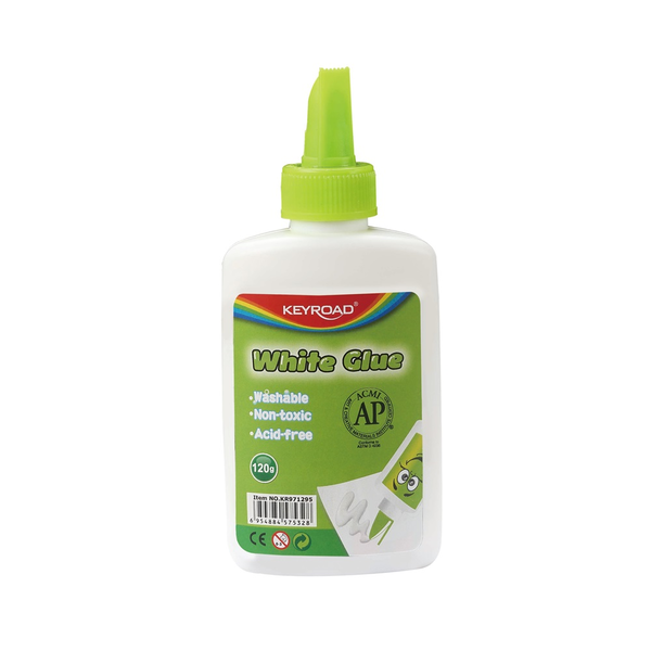 Keyroad Ragasztó, folyékony 120 g,  fehér (KR971295)
