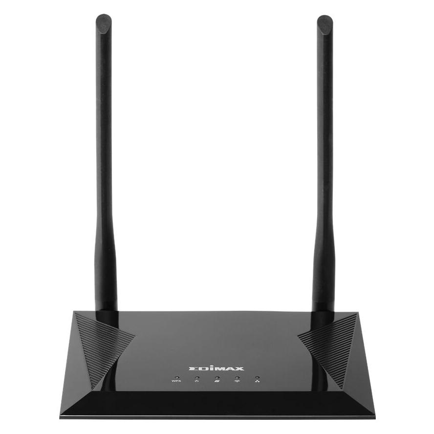 Edimax BR-6428nS V5 Wireless N300 Router Fekete (BR-6428NS V5)