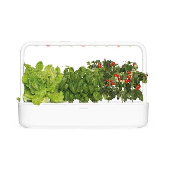Click and Grow Smart Garden 9 - Fehér (Paradicsom,Saláta,Bazsalikom)