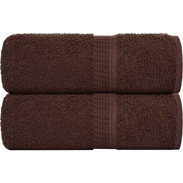 vidaXL 2 db barna FROGN mosdótörlő 30 x 30 cm 360 g/m²