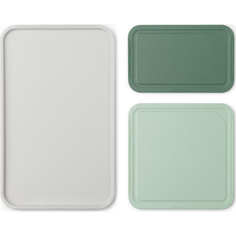 BRABANTIA Tasty+ Slice & Dice vágódeszka 3db-os szett. különböző méretű; kis. közepes és nagy deszka. műanyag. többszínű - 123160 (123160)