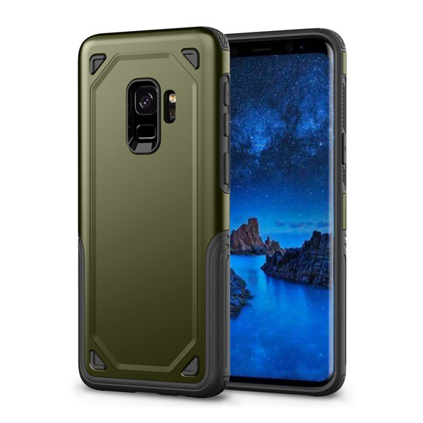 Defender műanyag telefonvédő (közepesen ütésálló, szilikon belső, ultravékony) SÖTÉTZÖLD [Samsung Galaxy S9 (SM-G960)] (5996457743858)