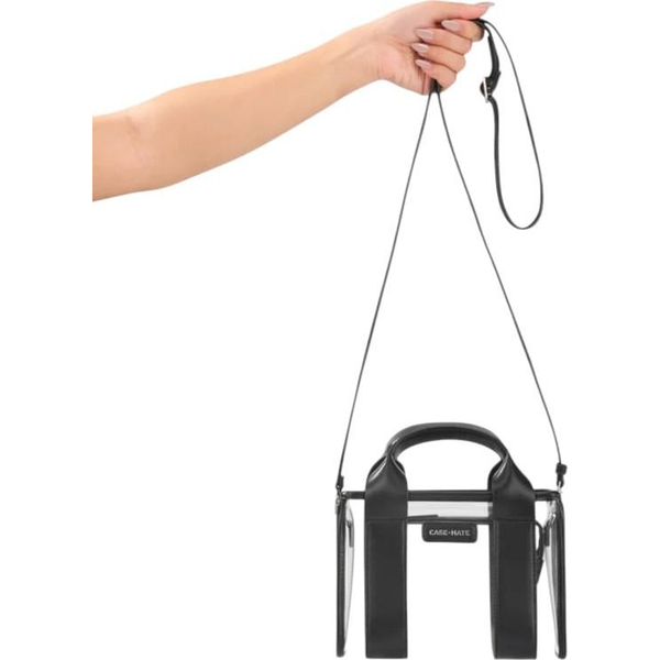 Case-Mate Micro Tote Bag - Wodoodporna torba na ramię (Midnight Black/Clear)