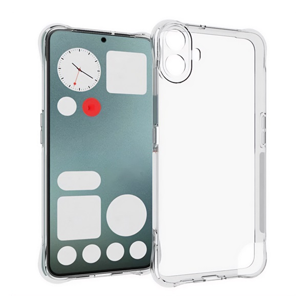 Szilikon telefonvédő (ütésállóság, légpárnás sarok) ÁTLÁTSZÓ Nothing CMF Phone 1 "Gigapack csomagolás" (GP-167775)