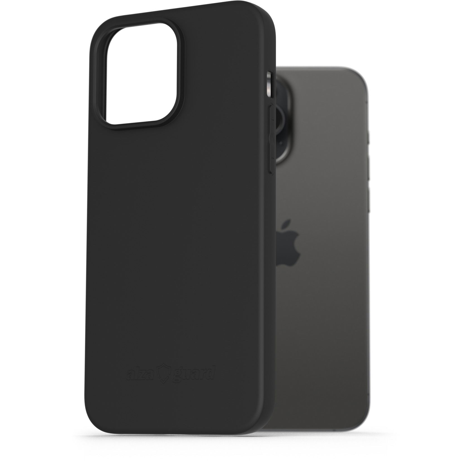 AlzaGuard Matte iPhone 15 Pro Max fekete TPU tok (AGD-PCT326B)
