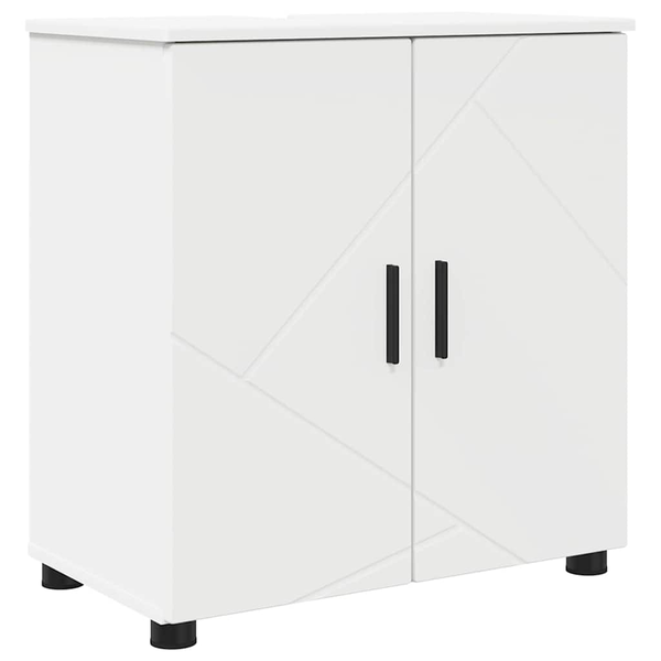 Fürdőszoba Székény polcokkal Fehér 61 x 35 x 64 cm Faanyag