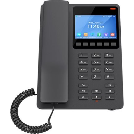 Grandstream GHP631W IP telefon szállodába kétsávos Wi-Fi 6 támogatással (GHP631W)
