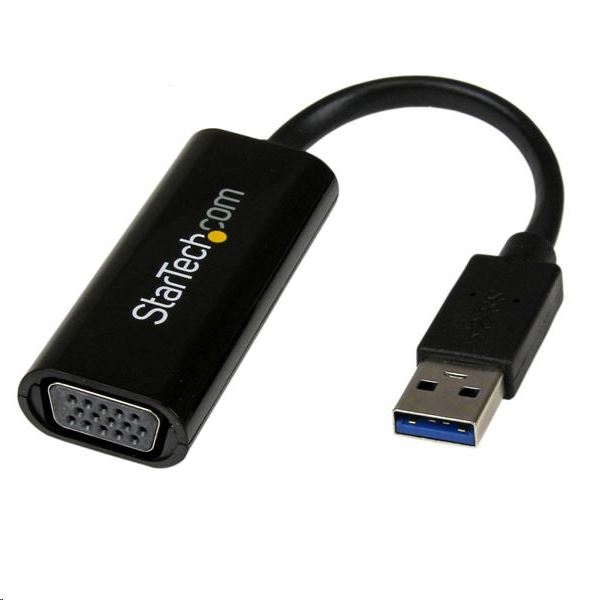 StarTech.com USB32VGAES USB grafický adaptér 1920 x 1200 px Černá