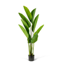 Műnövény dekoráció banánlevél fa zöld 1,6 m (11905B)