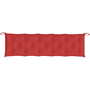 piros oxford szövet kerti padpárna 180 x 50 x 7 cm