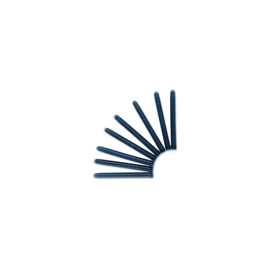 WATERMAN Tintenpatrone Stand. Serenity Blue 8 Stück Blister (S0713021) (S0713021)