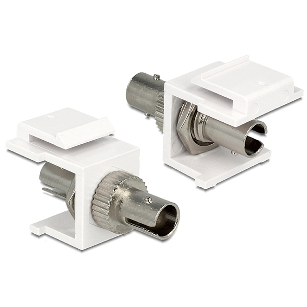 Keystone Modul ST Simplex Buchse > ST Simplex Buchse weiß