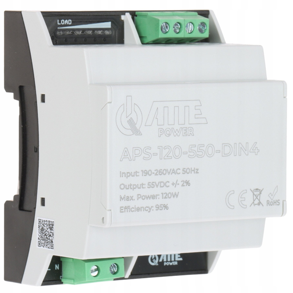 ZASILACZ IMPULSOWY APS-120-550-DIN4 ATTE