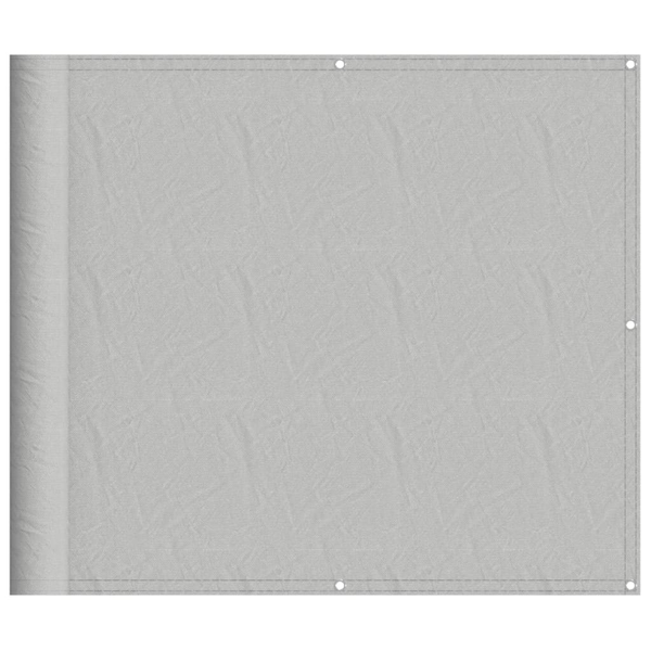 VidaXL Paraván balkonový, světle šedý, 90x300 cm, 100% polyester Oxford