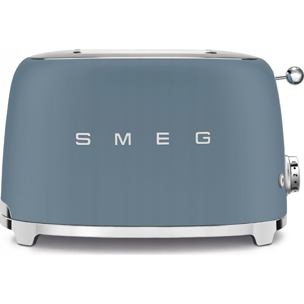 SMEG Kenyérpirító, Retro, 2 Szeletes, Matt Viharkék (TSF01SBMEU)