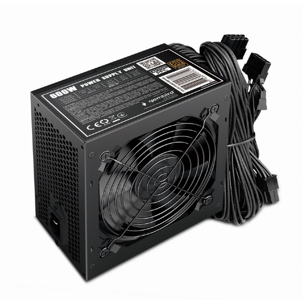 Napájecí zdroj Gembird ATX 80+Bronze 600 W 600 W 80 PLUS Bronze