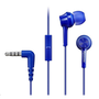 Аудио слушалки Panasonic RP-TCM115E-A, In-Ear, Микрофон, Сини/Blue