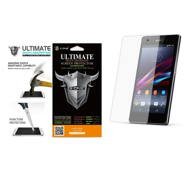 Sony Xperia Z1, Kijelzővédő fólia, ütésálló fólia, Tempered Glass (edzett üveg), Clear