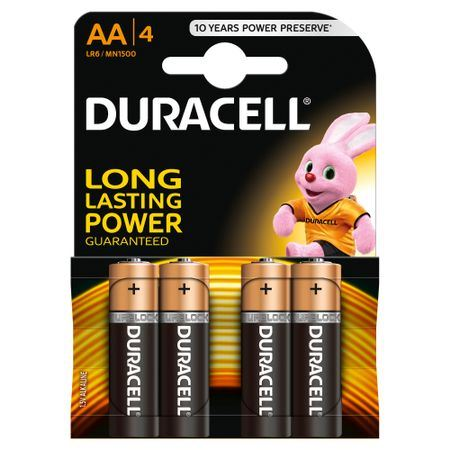 Duracell Basic DL Alkáli Ceruzaelem AA 4db (MN1500B4) (MN1500B4)