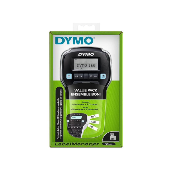 Dymo LM 160 Szalagnyomtató Feliratozógép 3db szalaggal