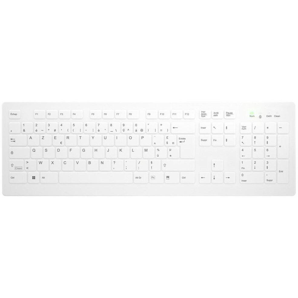 Клавиатура Contour Design Active Key AK-C8112 — AK-C8112-FU1-W/FR, френска подредба, бяла