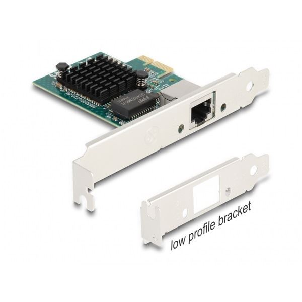DeLock Gigabit PCIe 1 portos hálózati kártya (88204) (d88204)