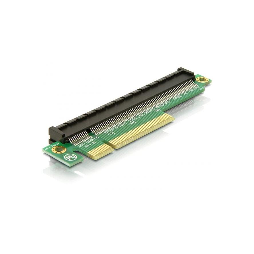Delock PCIe - Bővítő emelő kártya x8 > x16 (89166)