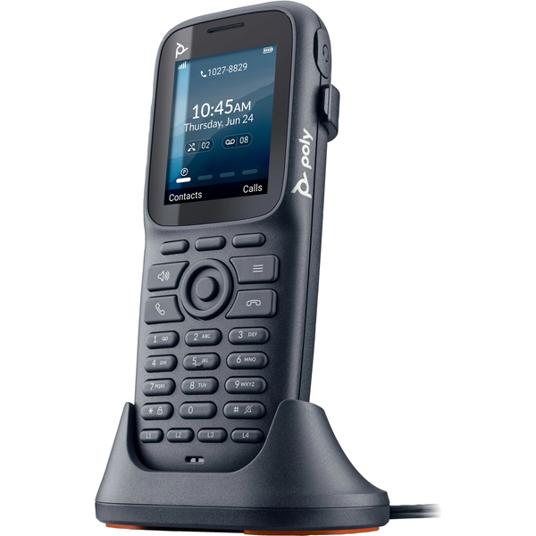 Poly Rove 20 Single Cell DECT 1880-1900 MHz B1 Base Station and 20 Phone Handset Kit Τηλέφωνο DECT Μαύρος (Μαύρο)