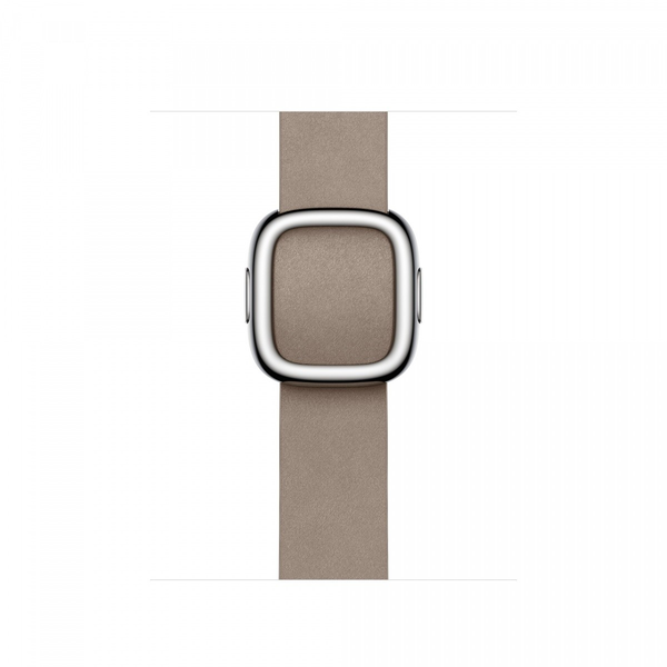 Каишка за Apple Watch 41 мм, модерна катарама, светлокафява, голяма