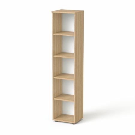 Mayah Freedom SV-03 Szekrény 5 rendező magas nyitott polcos keskeny Kőris (SV-03/IBXSZ03K)