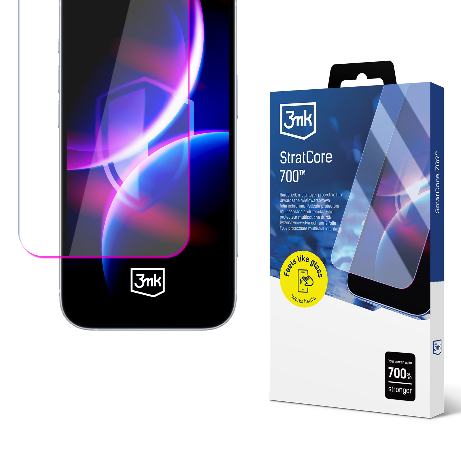 3MK StratCore700 védőfólia Xiaomi Redmi Note 9 4G készülékhez 5903108684729 (5903108684729)