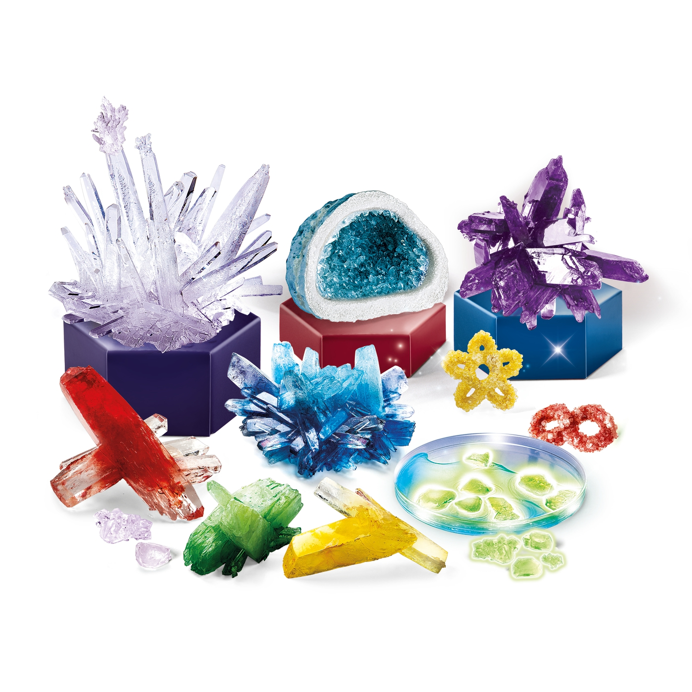 Clementoni Kristalle selbst züchten Mega Tudományos Készlet (59130.5)