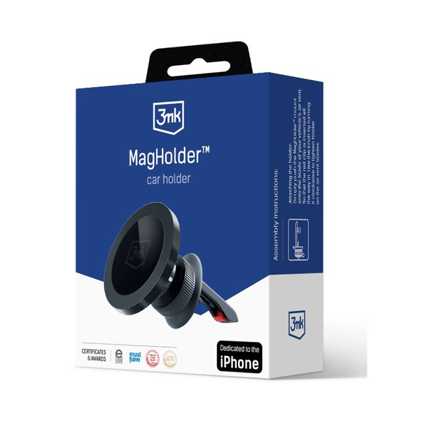 Magnetický držák 3mk na telefon do auta MagSafe mřížky