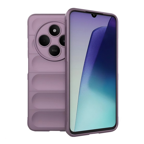 Szilikon telefonvédő (ütésállóság, kameravédő, 3D) LILA Xiaomi Redmi 14C 4G "Gigapack csomagolás" (GP-163298) (GP-163298)