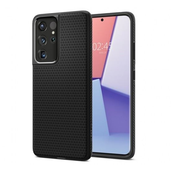 Spigen Liquid Air Samsung (G998) Galaxy S21 Ultra tok fekete (ACS02350) (ACS02350)