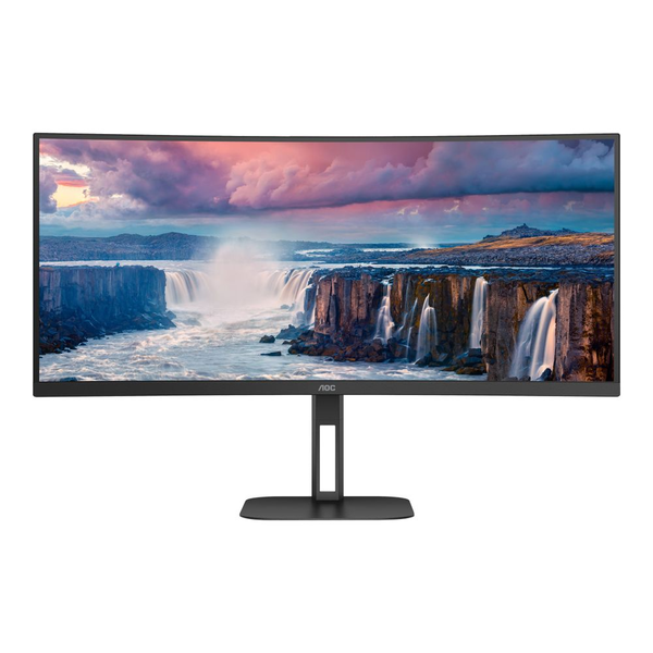 AOC V5 CU34V5C/BK LED display 86,4 cm (34") 3440 x 1440 Pixel Wide Quad HD Nero