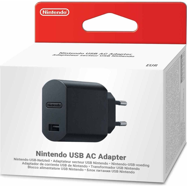 Nintendo 0045496444891 oplader voor mobiele apparatuur Spelbediening Zwart AC Binnen